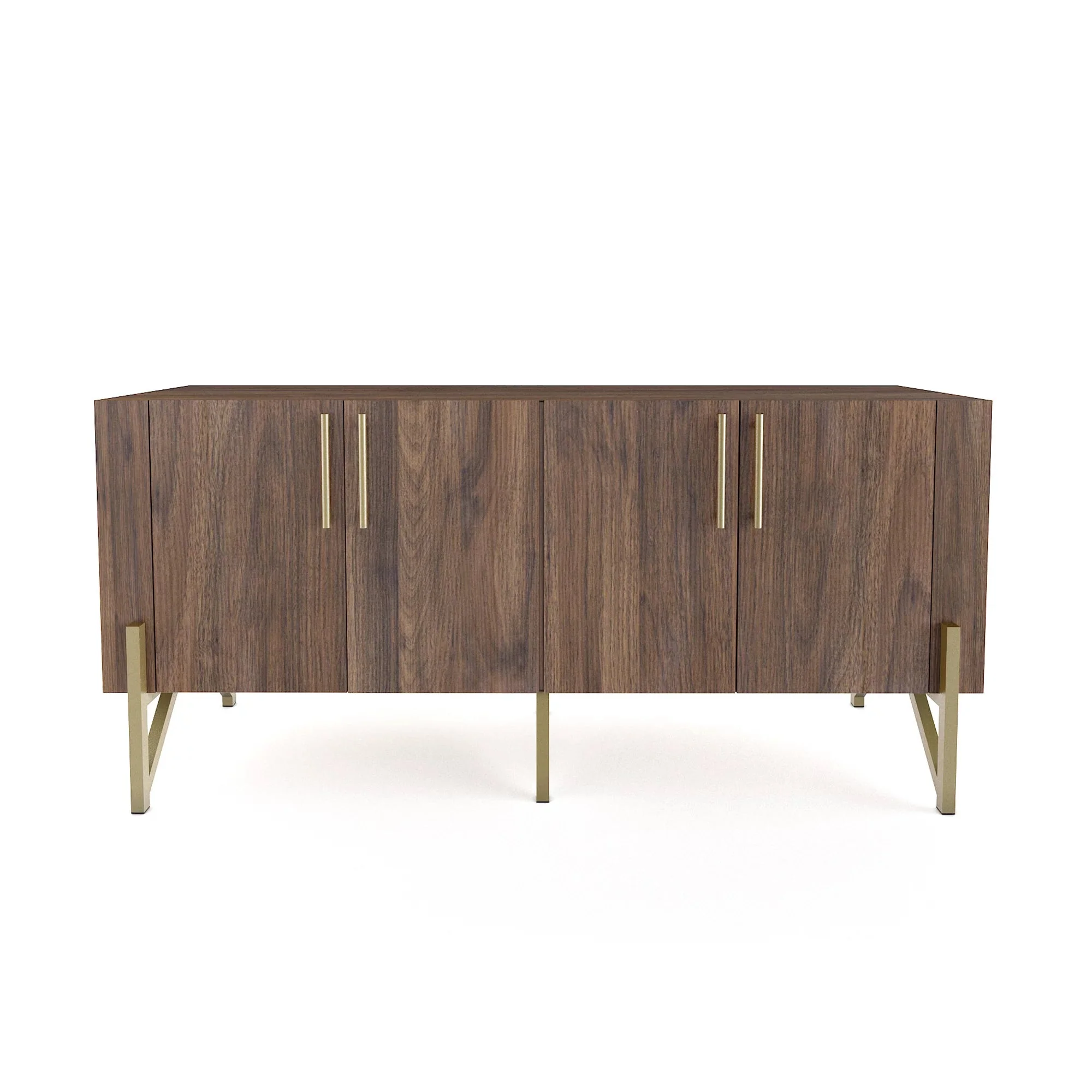 Hamza Mid Century Credenza Cabinet - Image 3