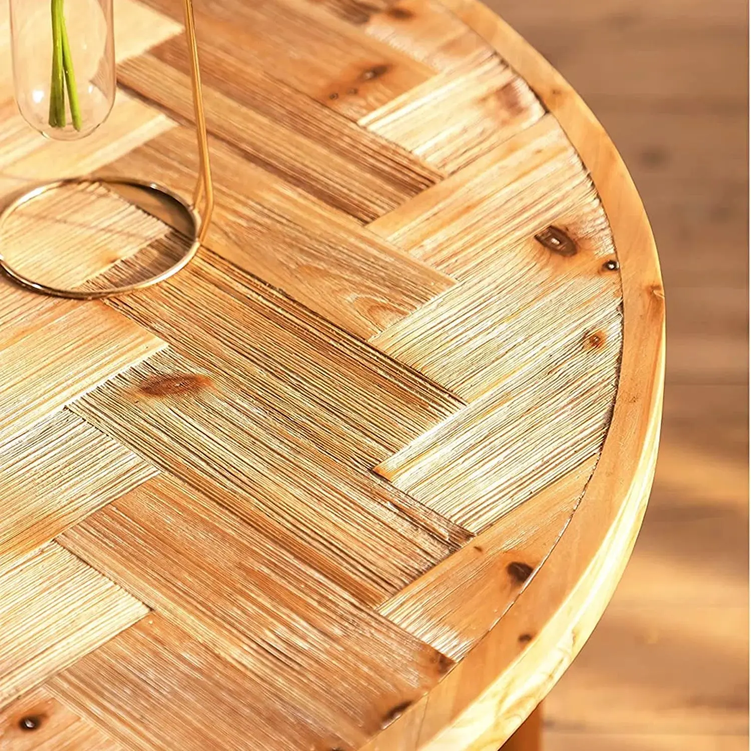 Harun Round Mid Century Coffee Table - Image 5