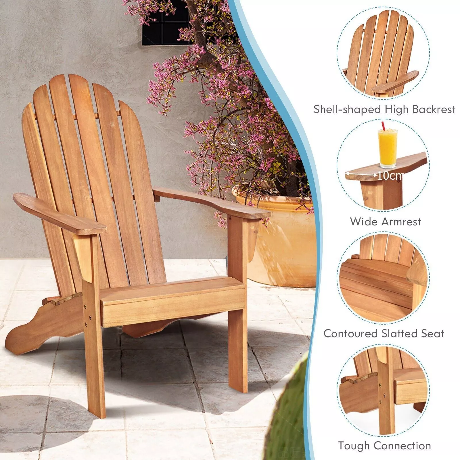 Haseeb Adirondack Chair - Image 4