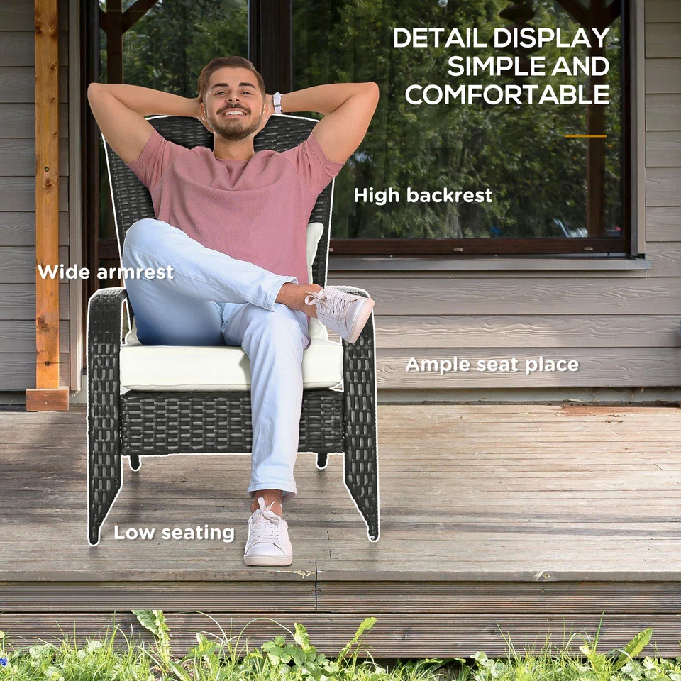 Haseeb Rattan Adirondack Chair - Image 4