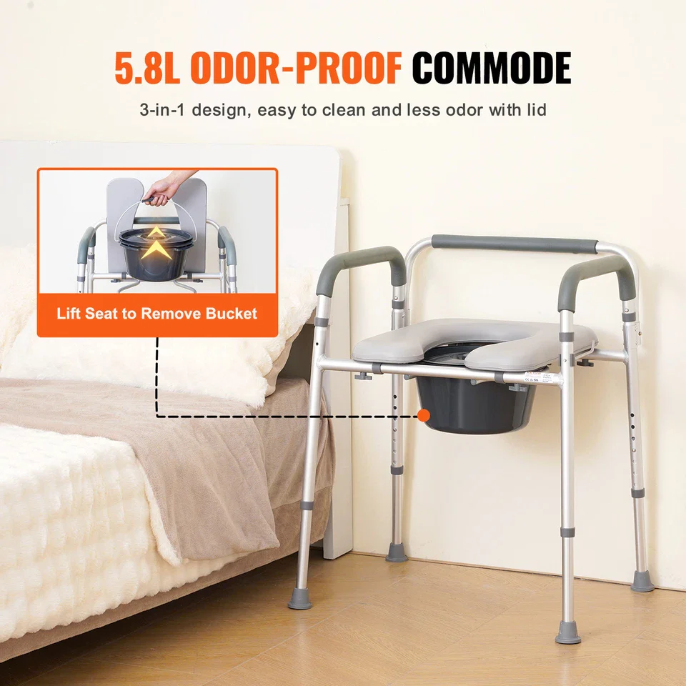 Hattie Adult's Bedside Commode Chair - Image 6