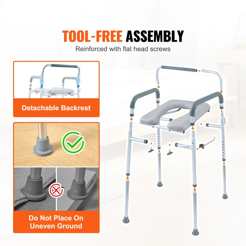 Hattie Adult's Bedside Commode Chair - Image 7