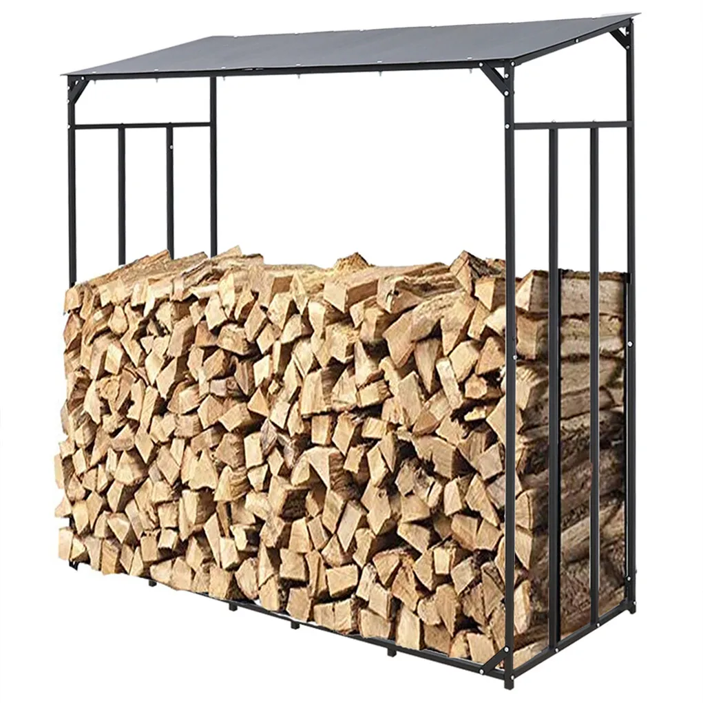 Heavy Duty Outdoor Log Storage Rack - Image 2