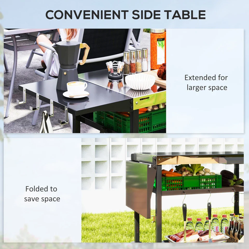 Henri Outdoor Bar Cart - Image 5