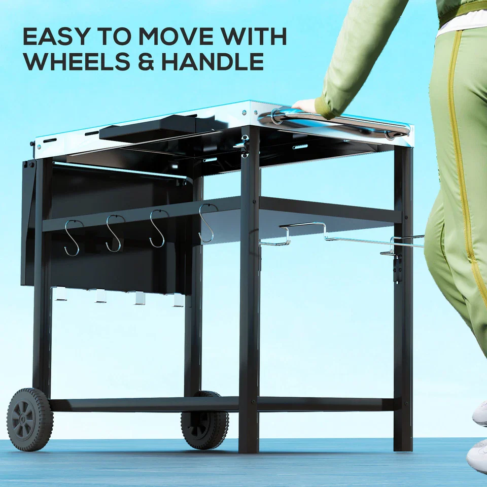 Henri Outdoor Bar Cart - Image 6