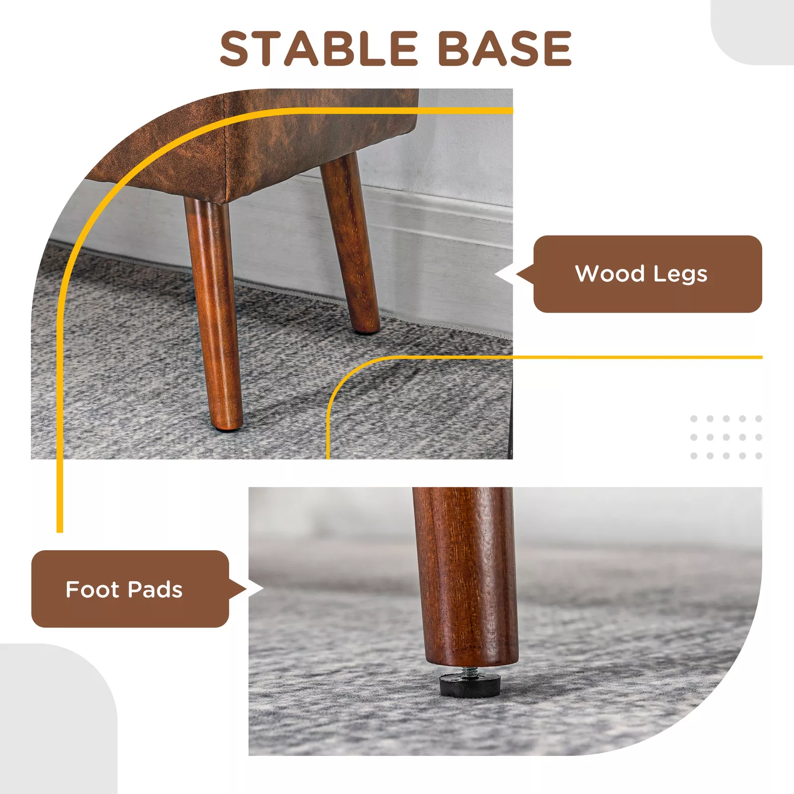 Herbie End Bed Bench - Image 4