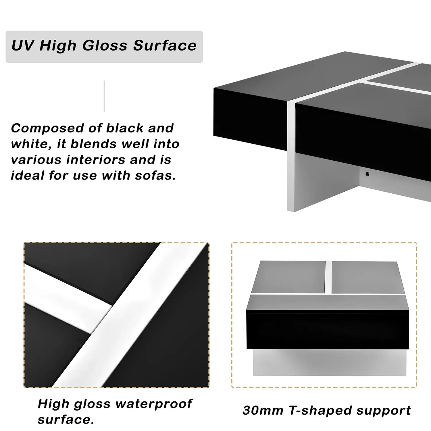 Hines Modern Coffee Table - Image 6