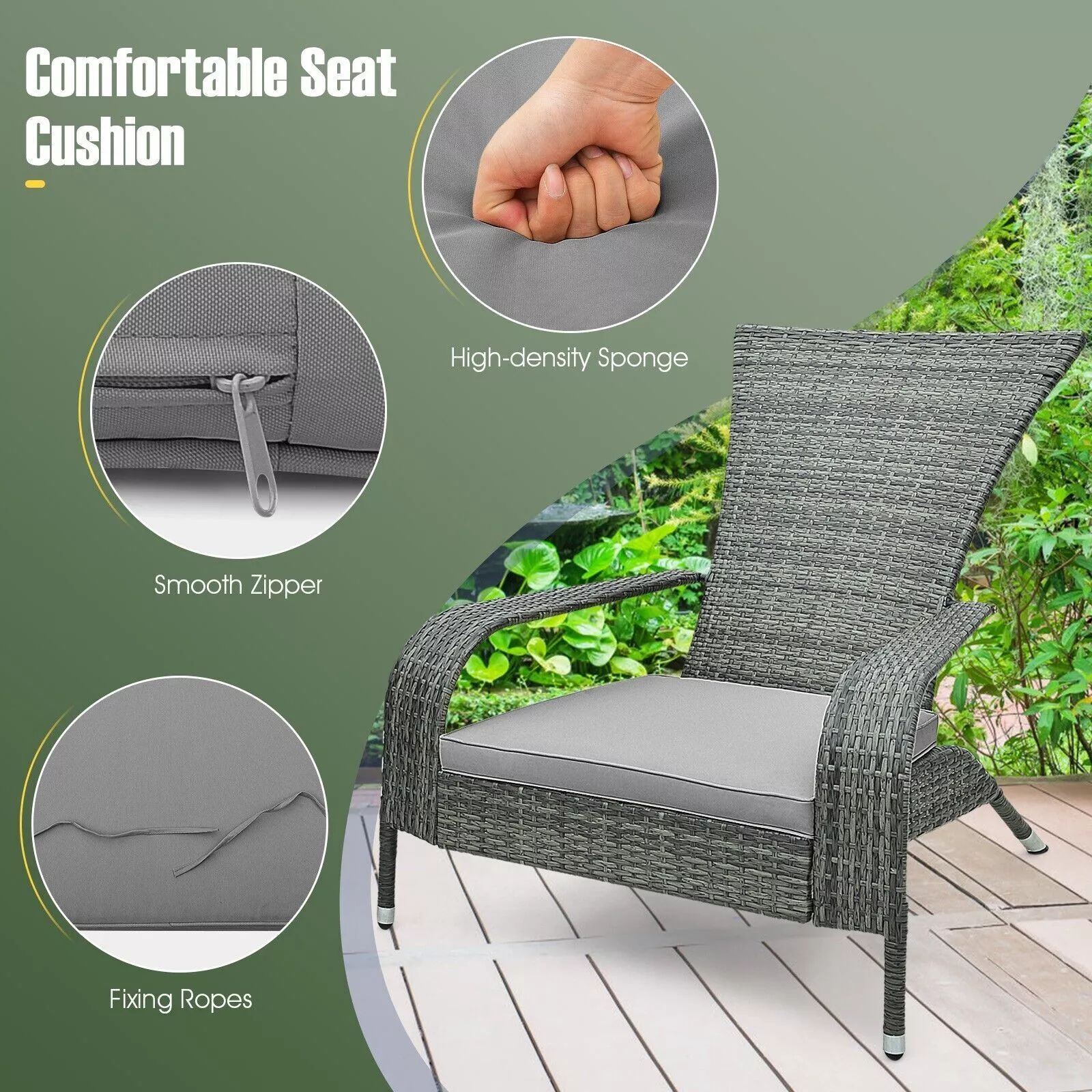 Hodge Adirondack Chair Set - Image 4