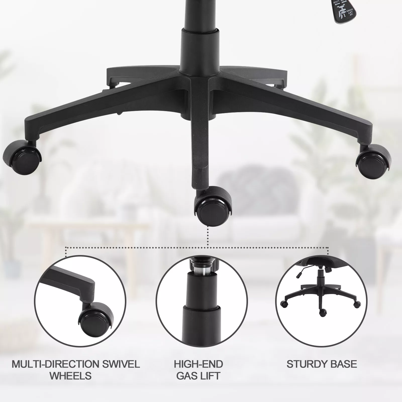 Holt Mesh Office Ergonomic Desk Chair - Image 5