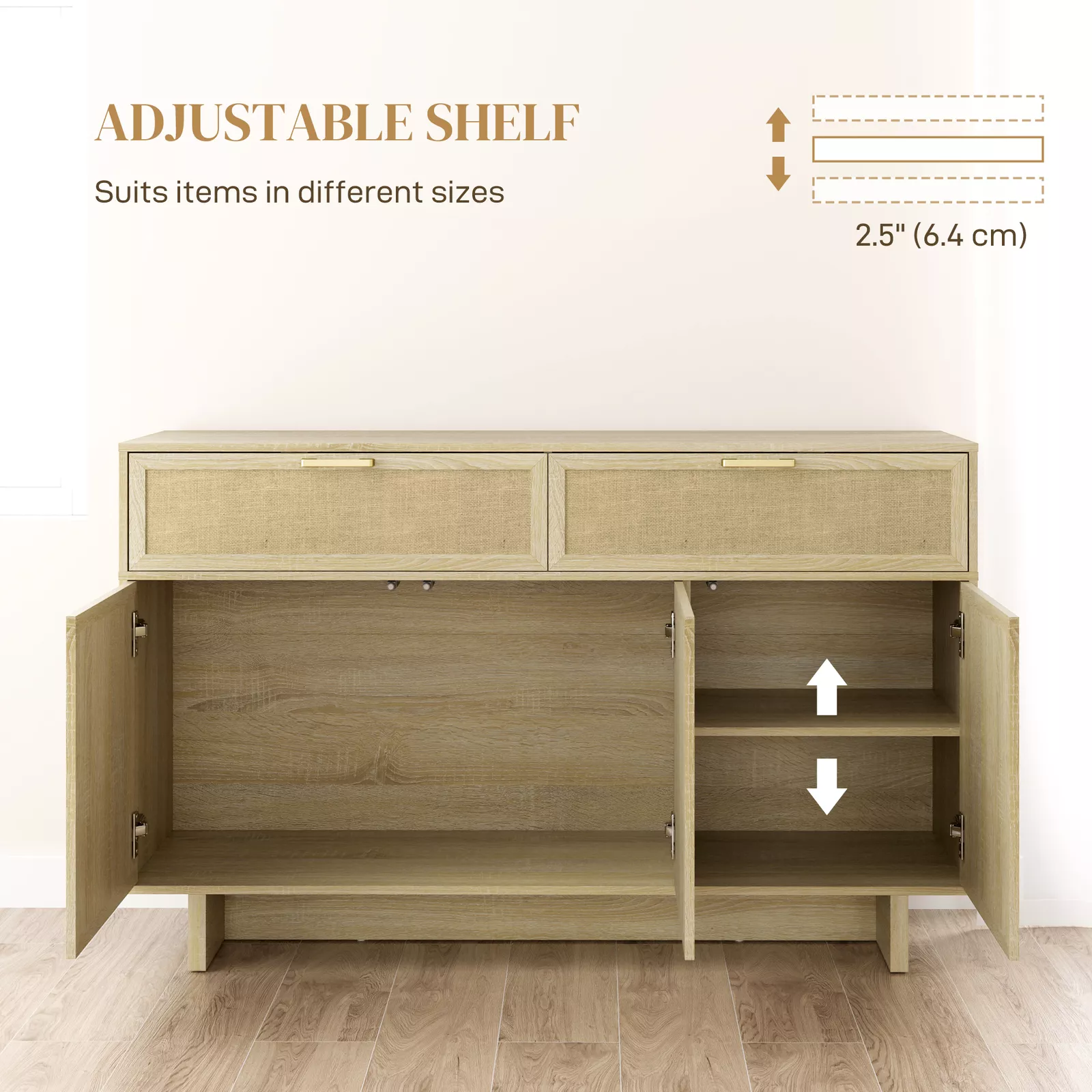 Hoover Sideboard Buffet Cabinet - Image 4