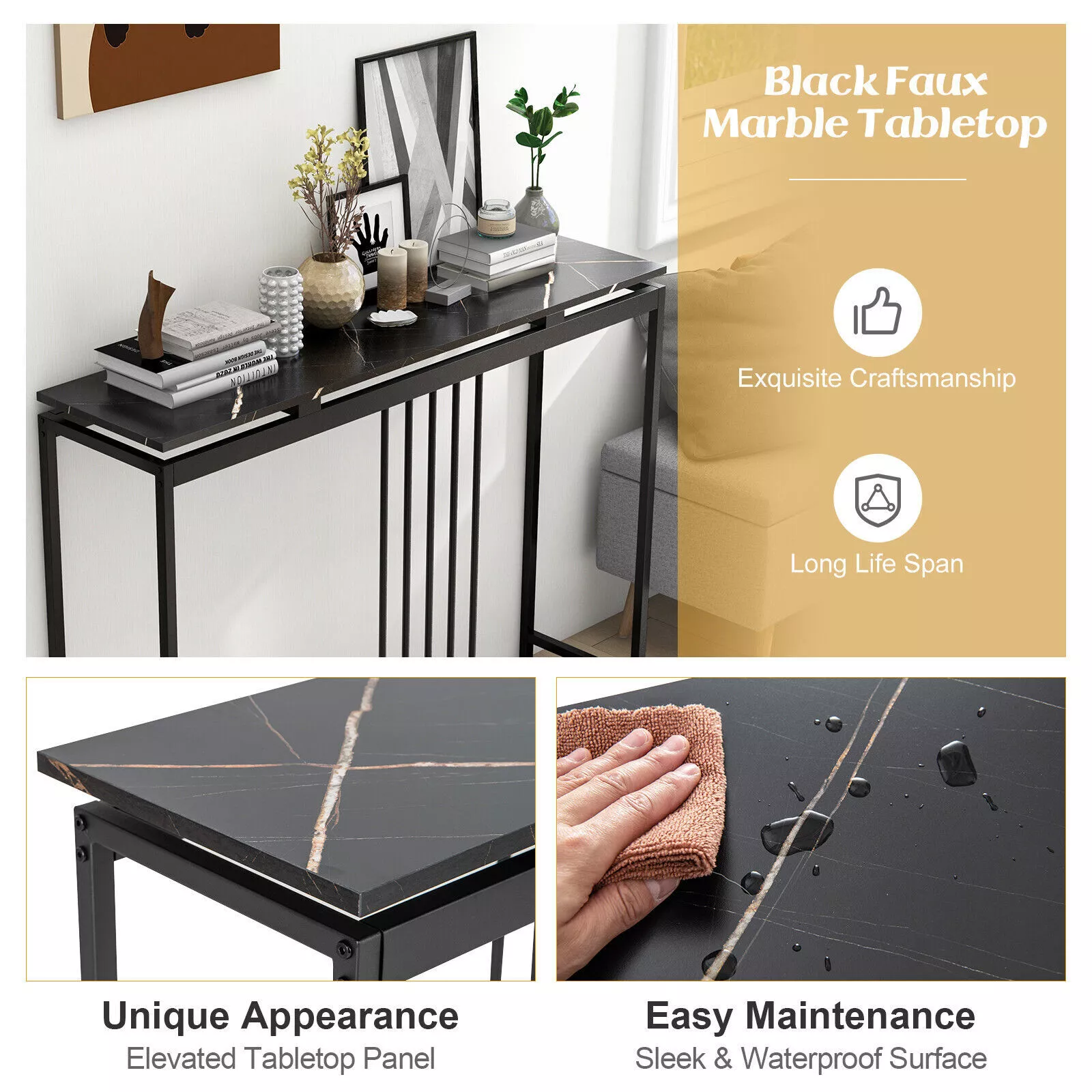 Howard Narrow Hallway Console Table - Image 5