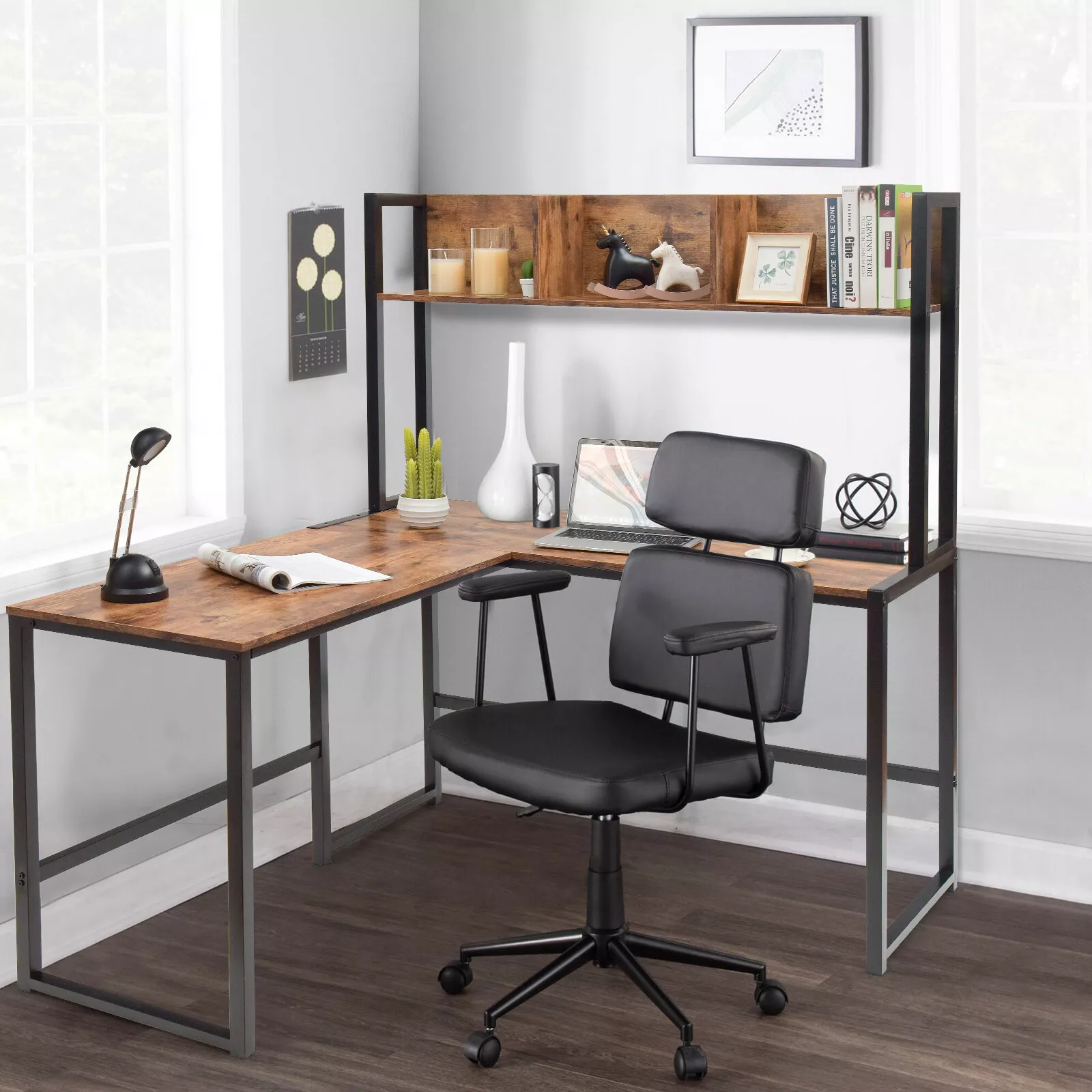 Huff Corner L Shaped Computer Desk