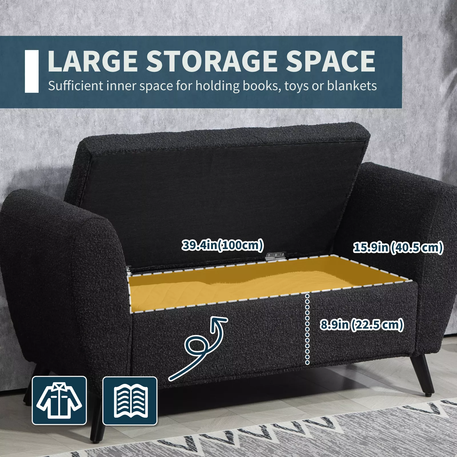 Ian Storage End Bed Bench - Image 8