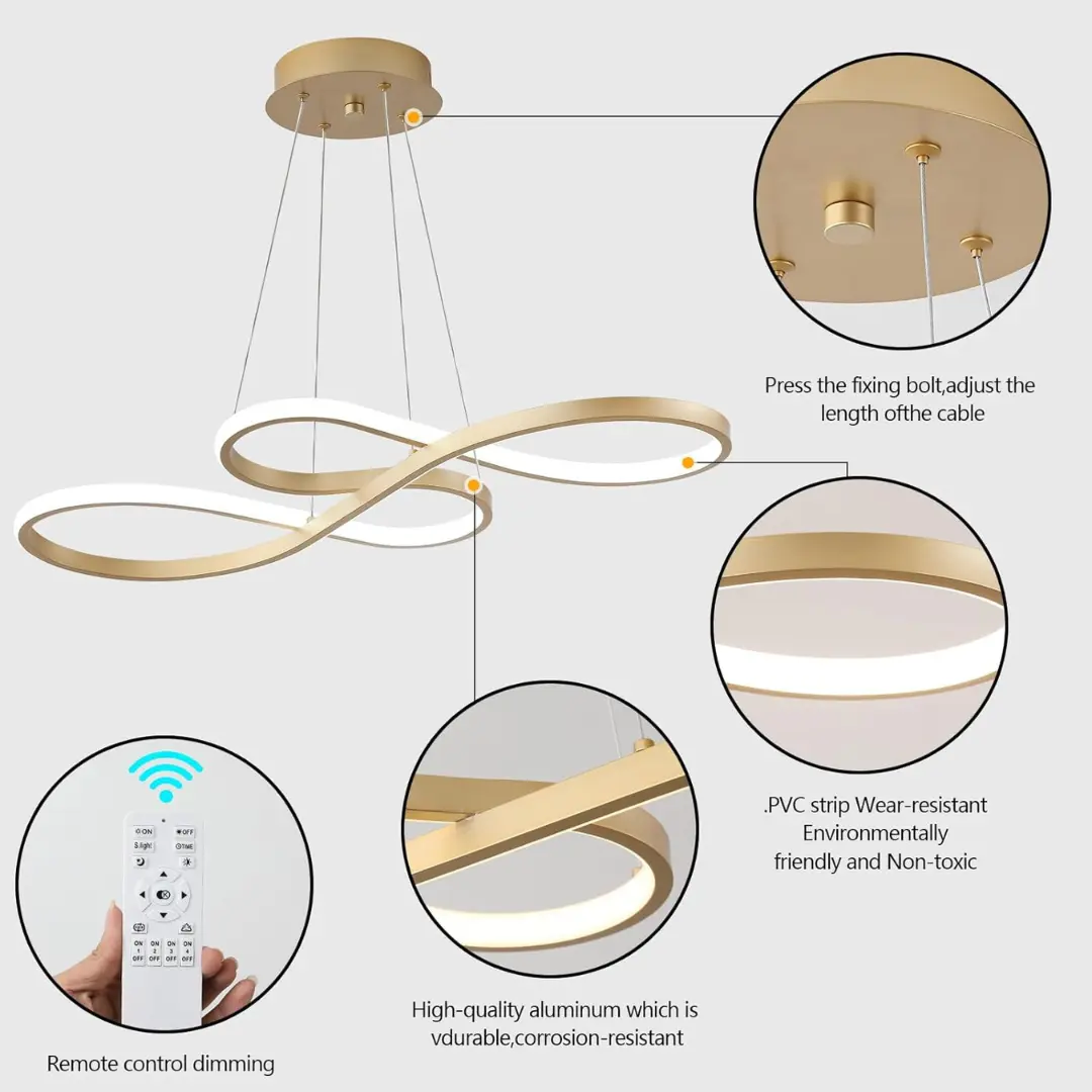 Infinity Modern Dining Room Chandelier - Image 3