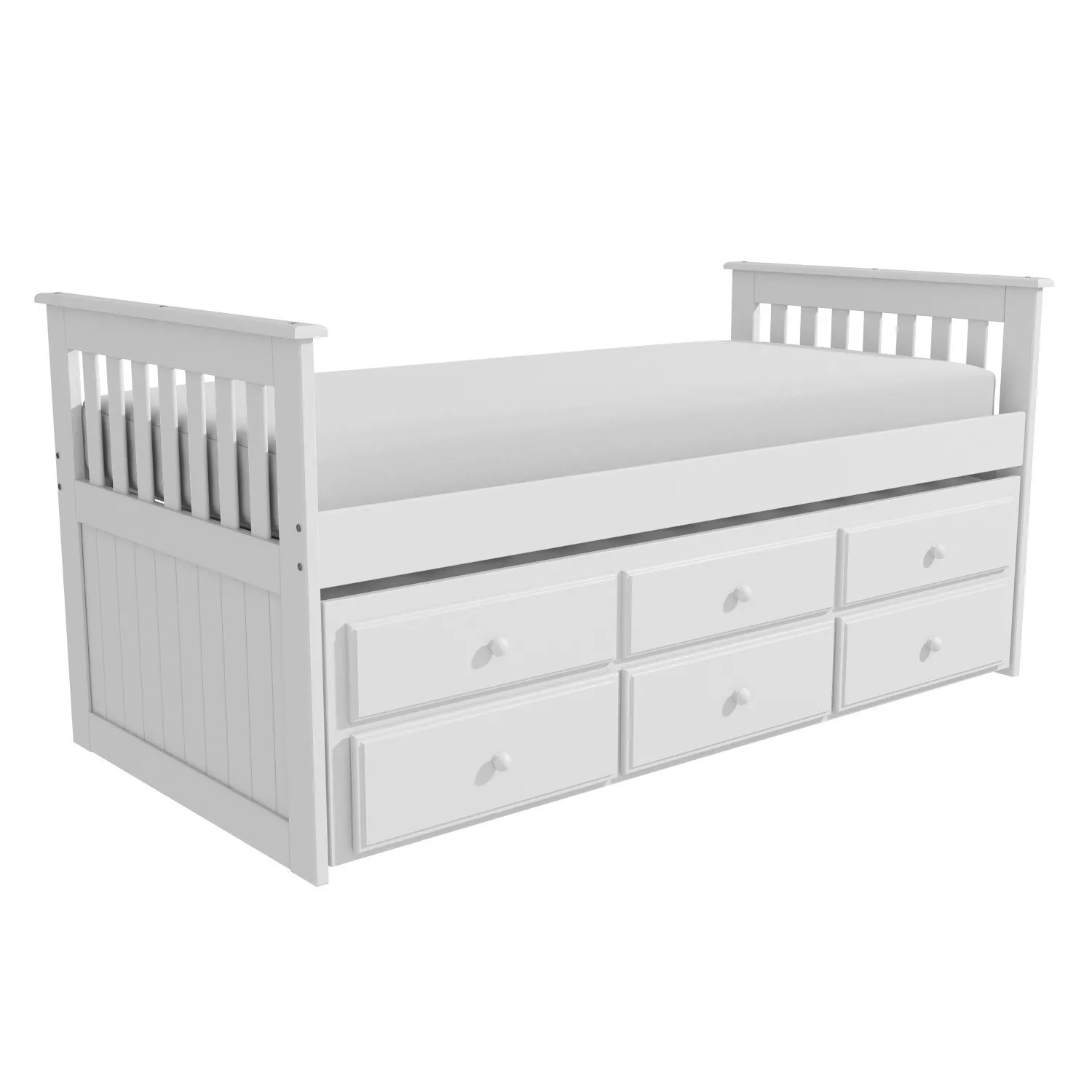 Jada Single Trundle Bed With Pull Out - Image 2