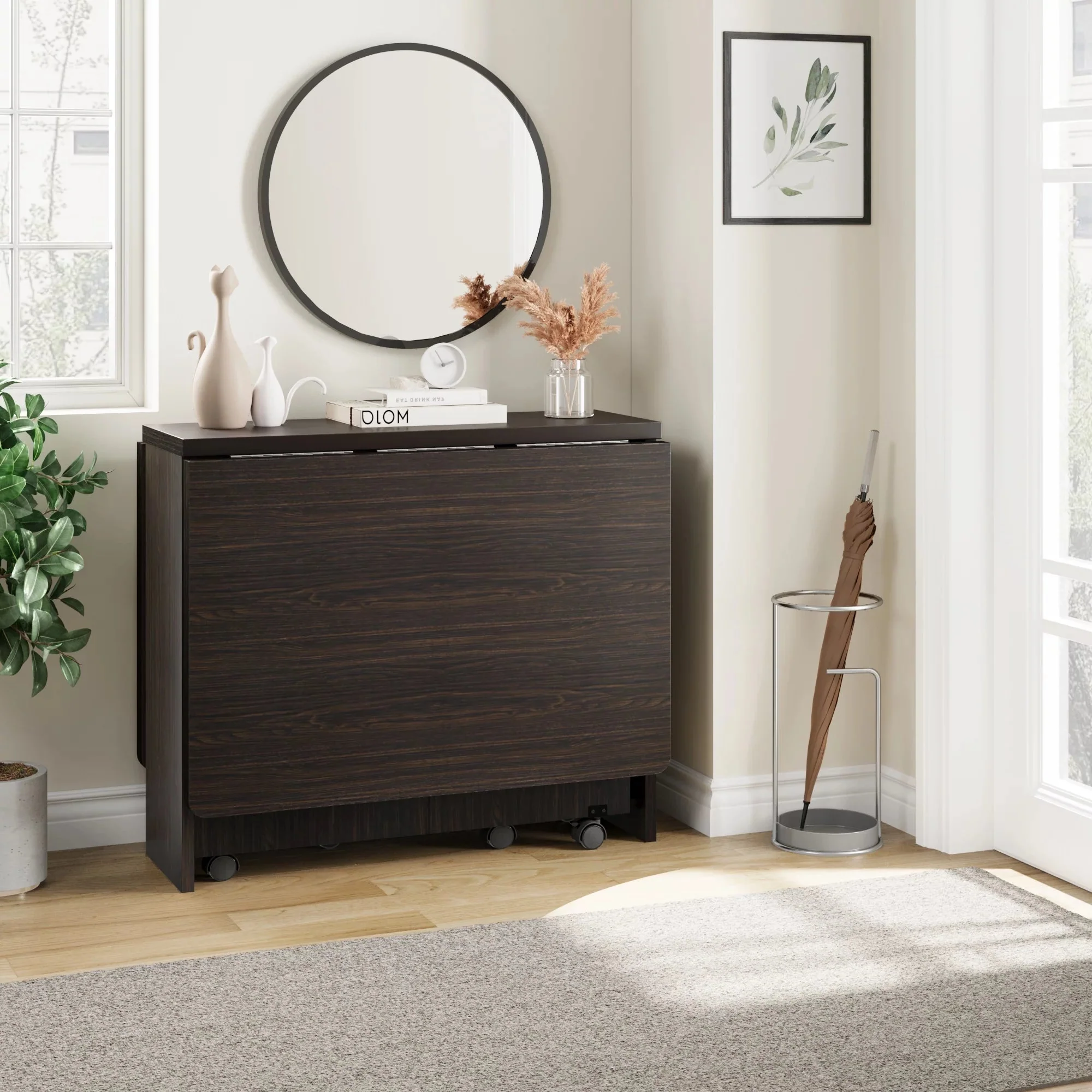 Jago Space Saving Drop Leaf Dining Table - Image 3