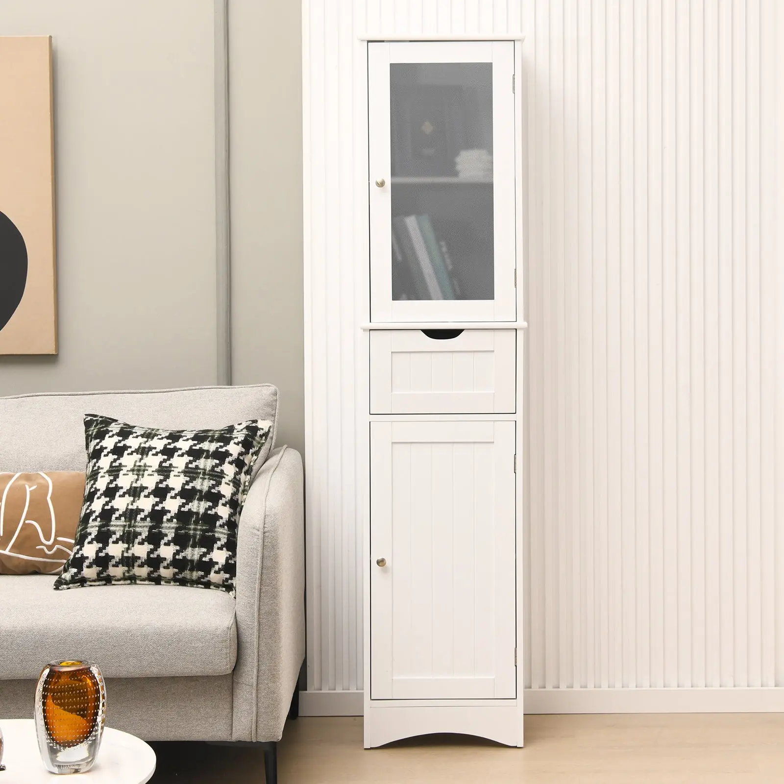 Jaime Freestanding Bathroom Linen Cabinet - Image 2