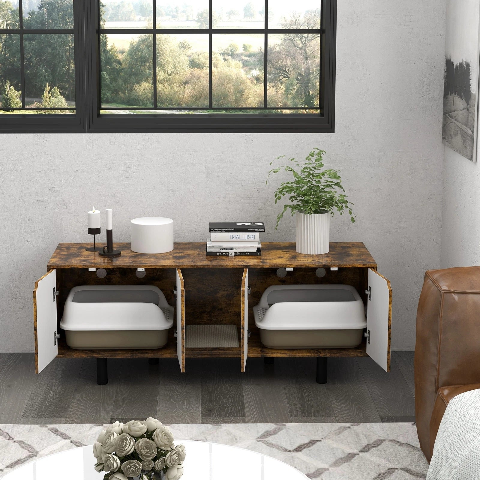 Jayden Cat Litter Box Enclosure - Image 8