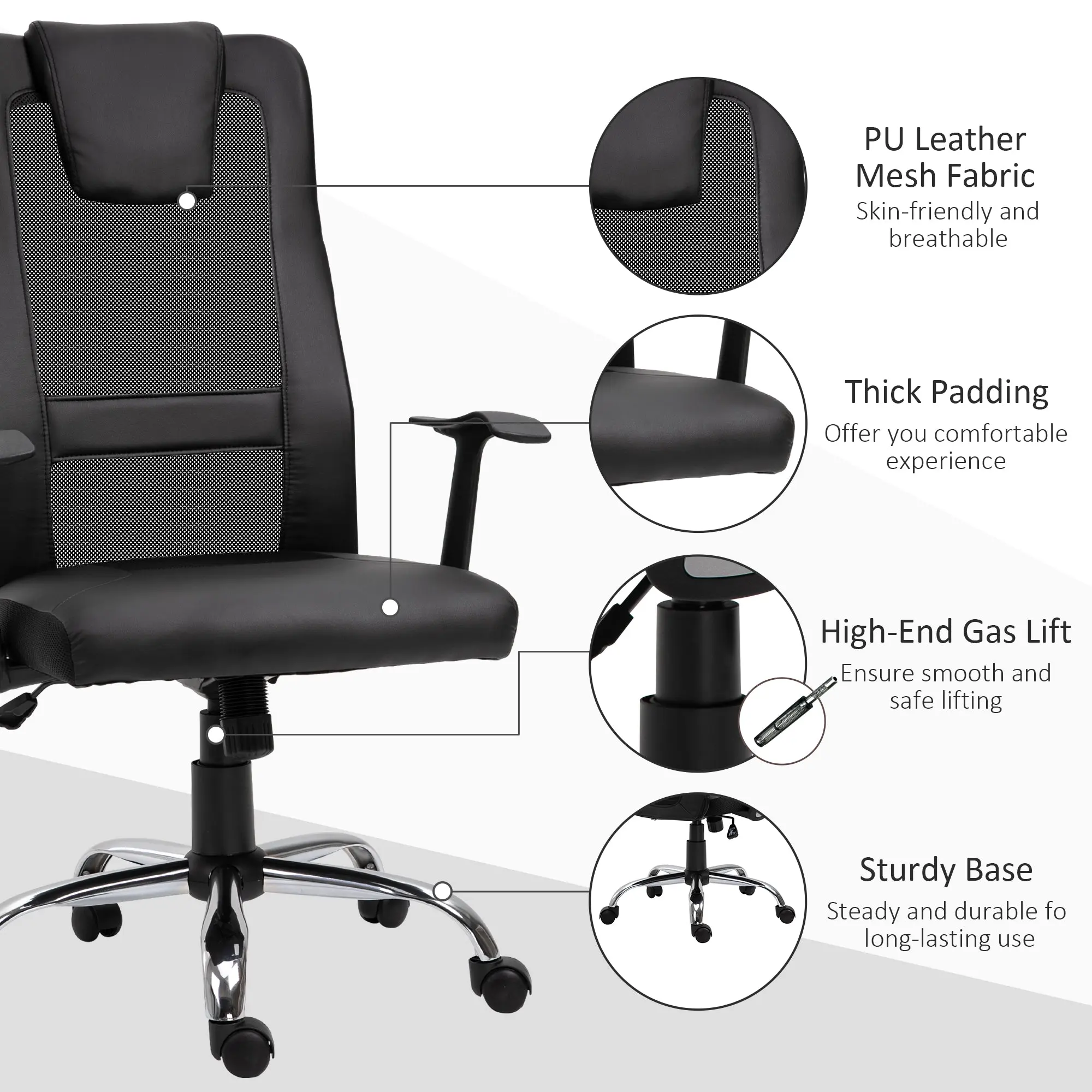 Jenkins Mesh Office Ergonomic Desk Chair - Image 4