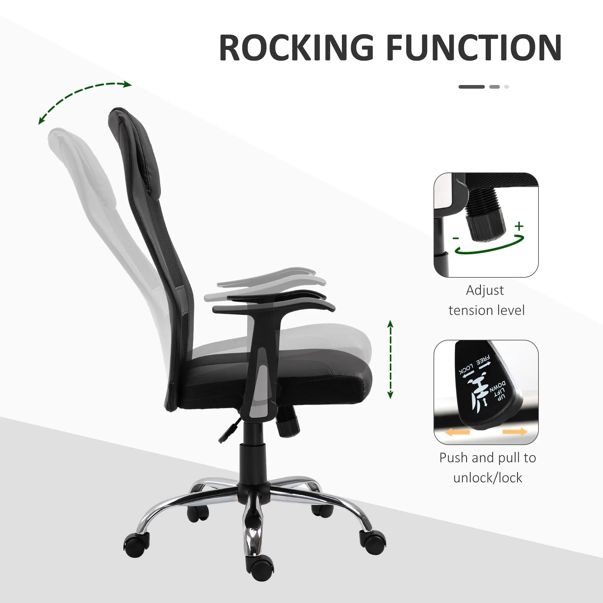 Jenkins Mesh Office Ergonomic Desk Chair - Image 5