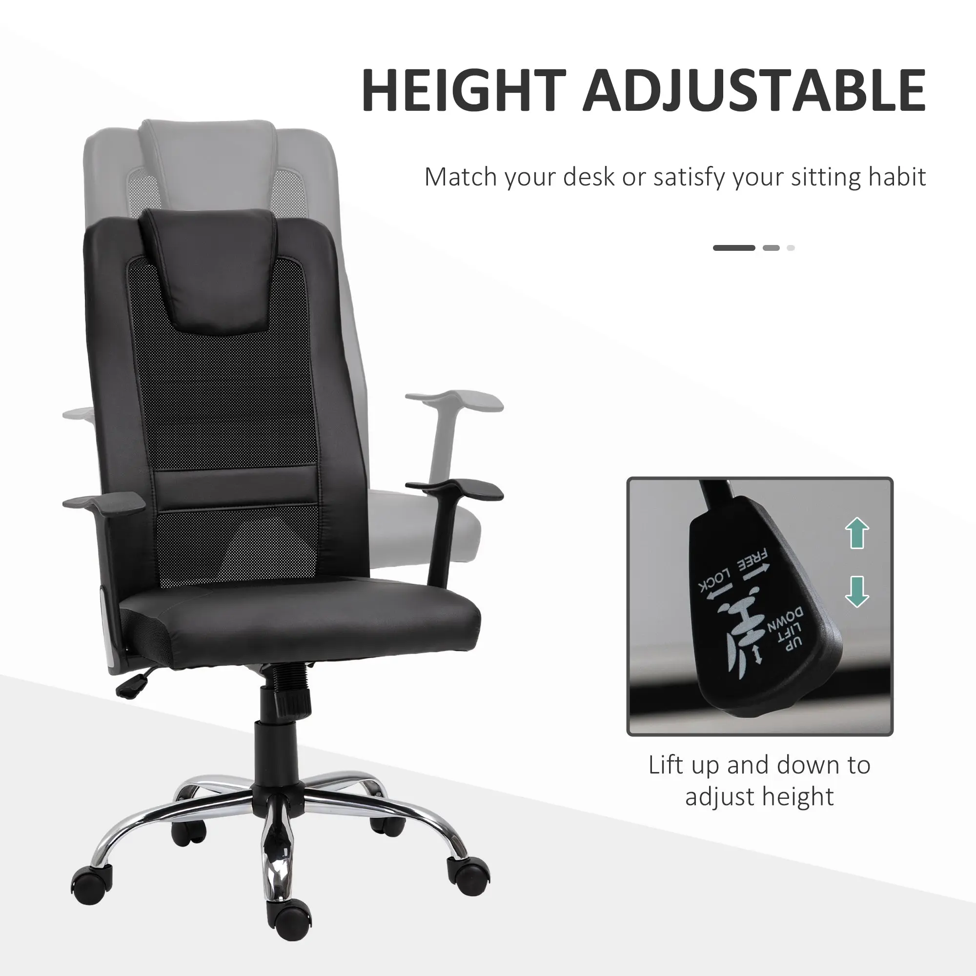 Jenkins Mesh Office Ergonomic Desk Chair - Image 6