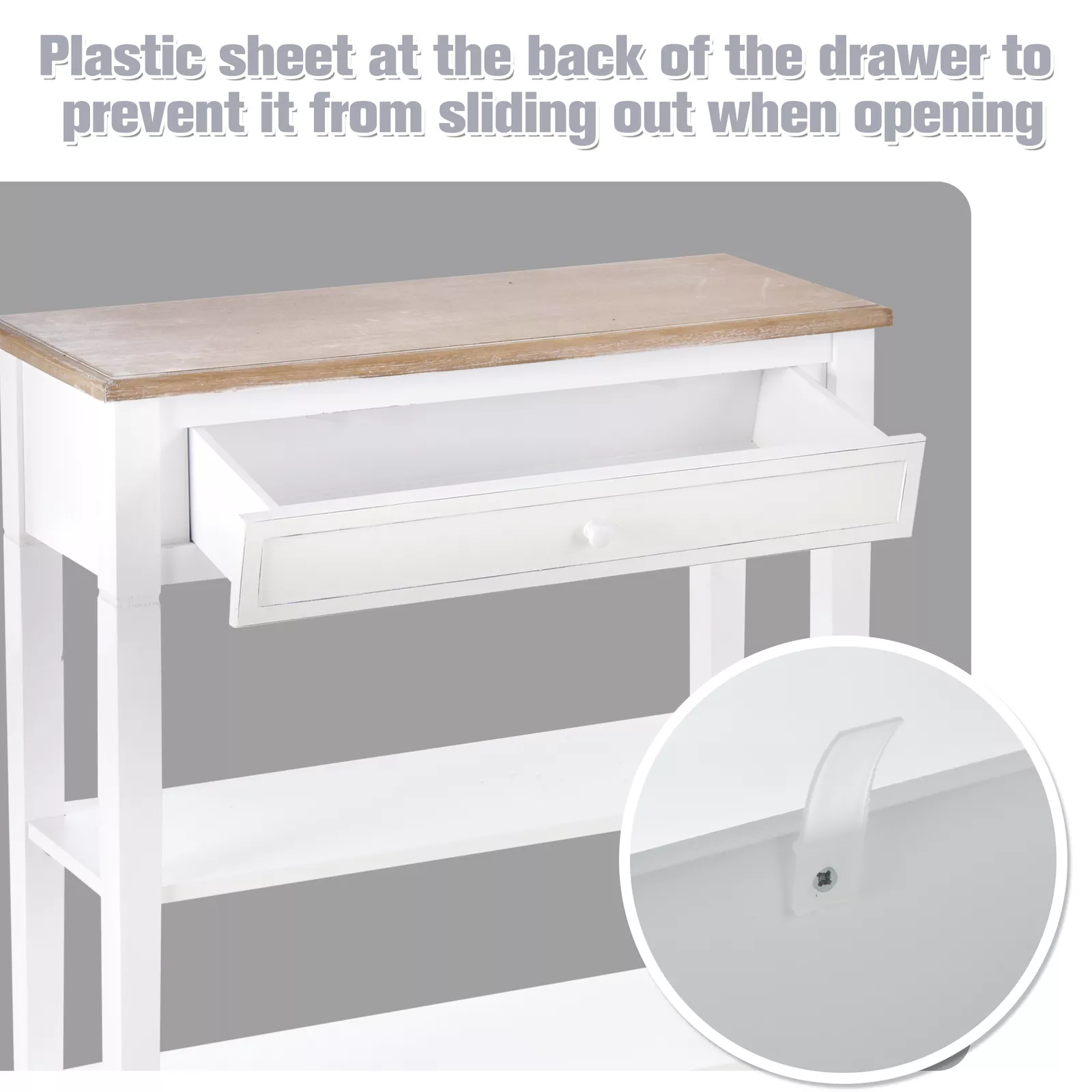 Jim Small Hallway Console Table With Drawers - Image 6