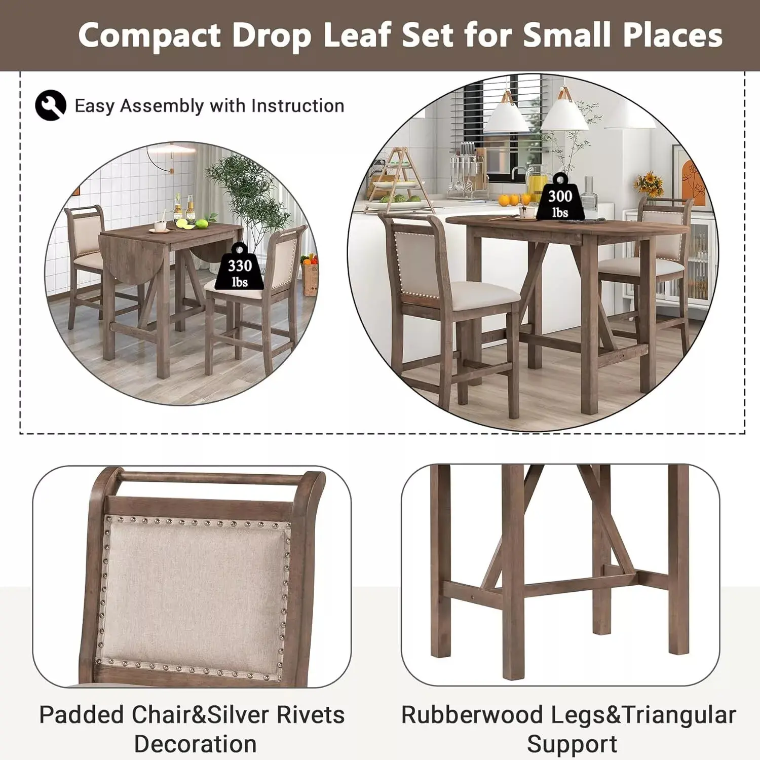 Jordan Counter Height Dining Set - Image 3