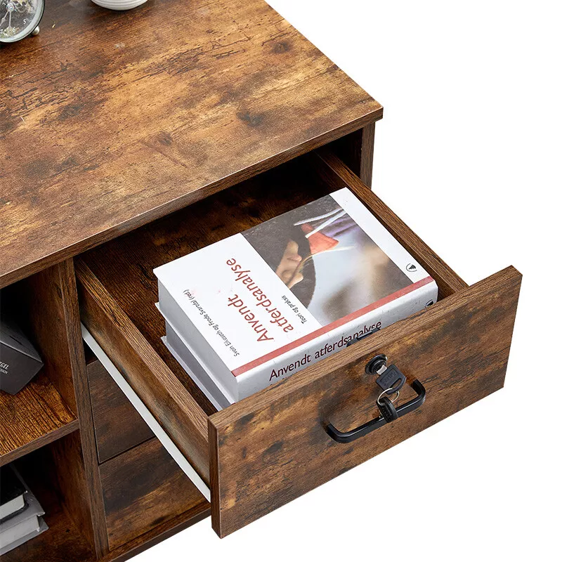 Jorge Wide 3 Drawers Office Filing Storage Cabinet - Image 3