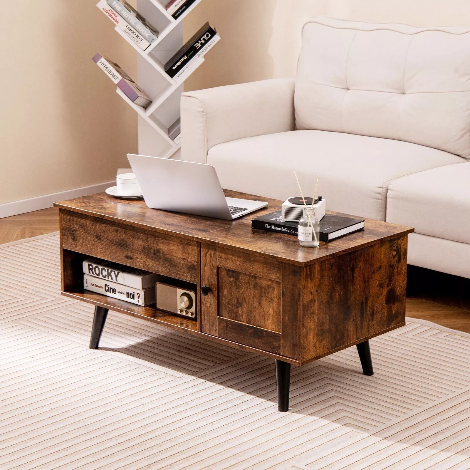 Juliet Lift Top Coffee Table With Storage - Image 3