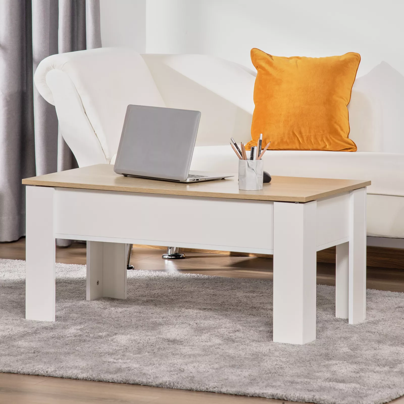 Karl Lift Top Coffee Table With Storage - Image 3