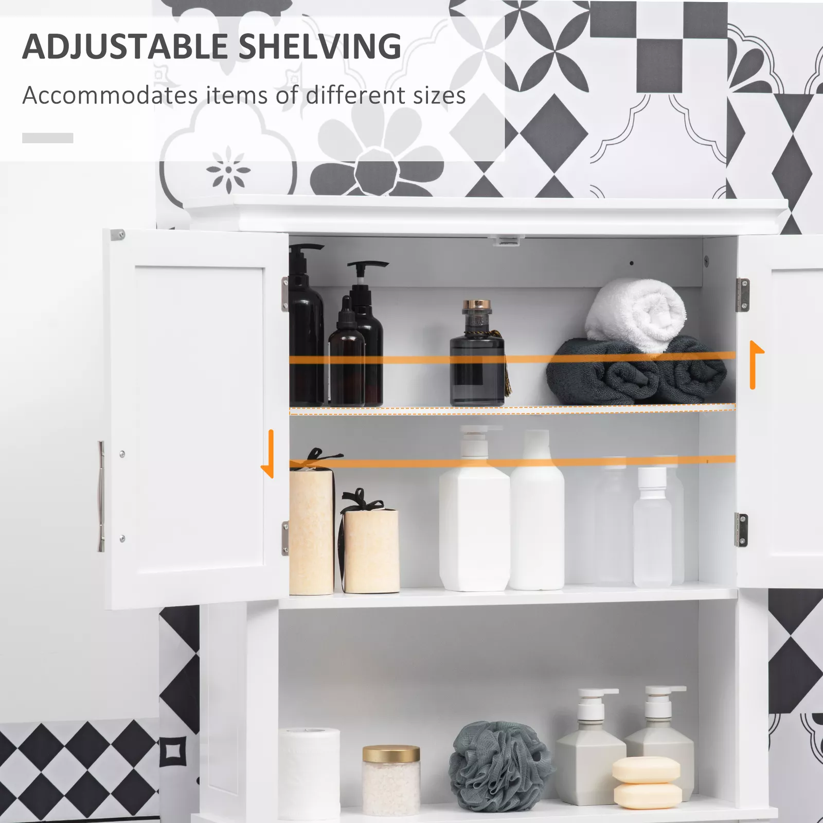 Keeley Over Commode Storage Cabinet - Image 5