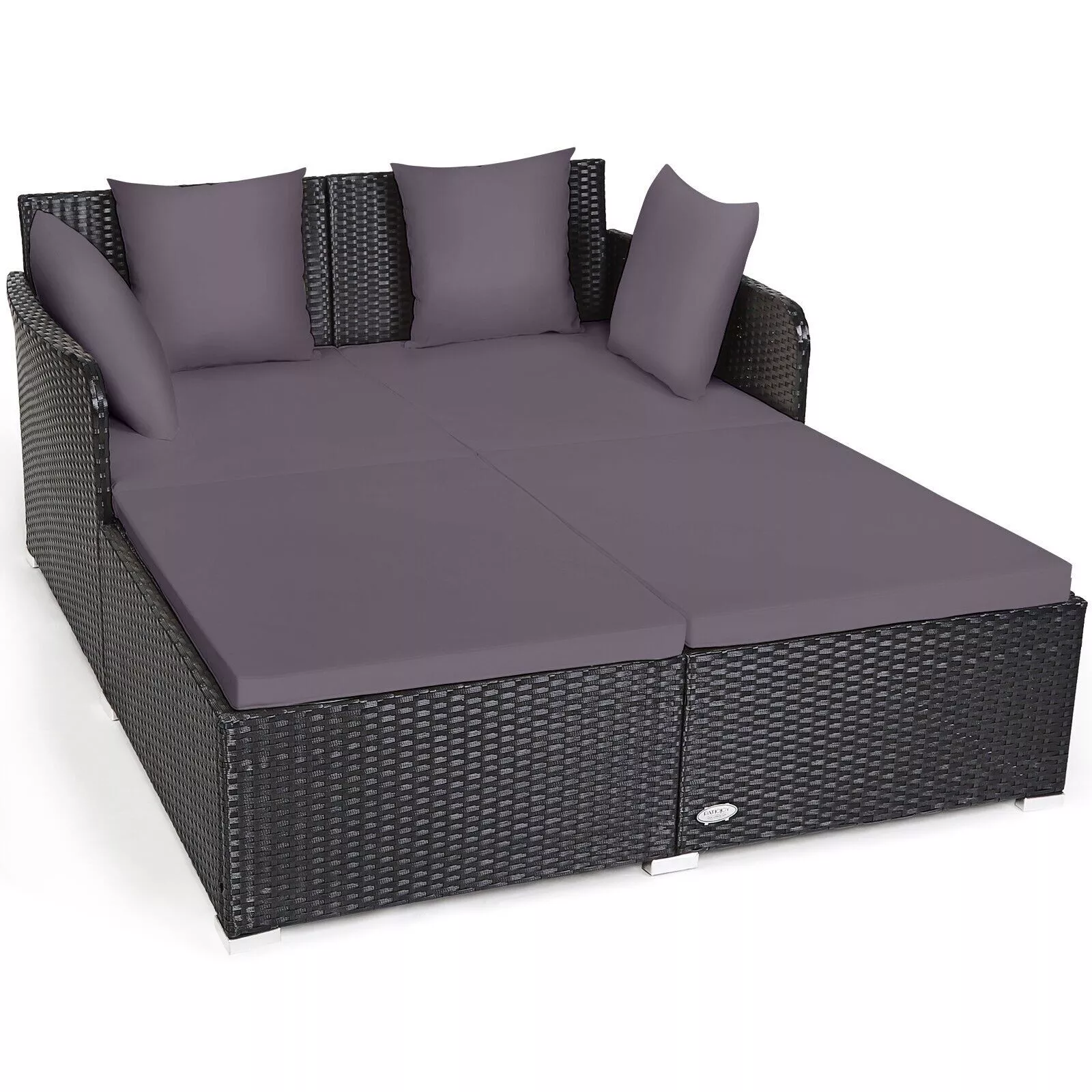 Keith Rattan Outdoor Garden Day Bed - Image 7