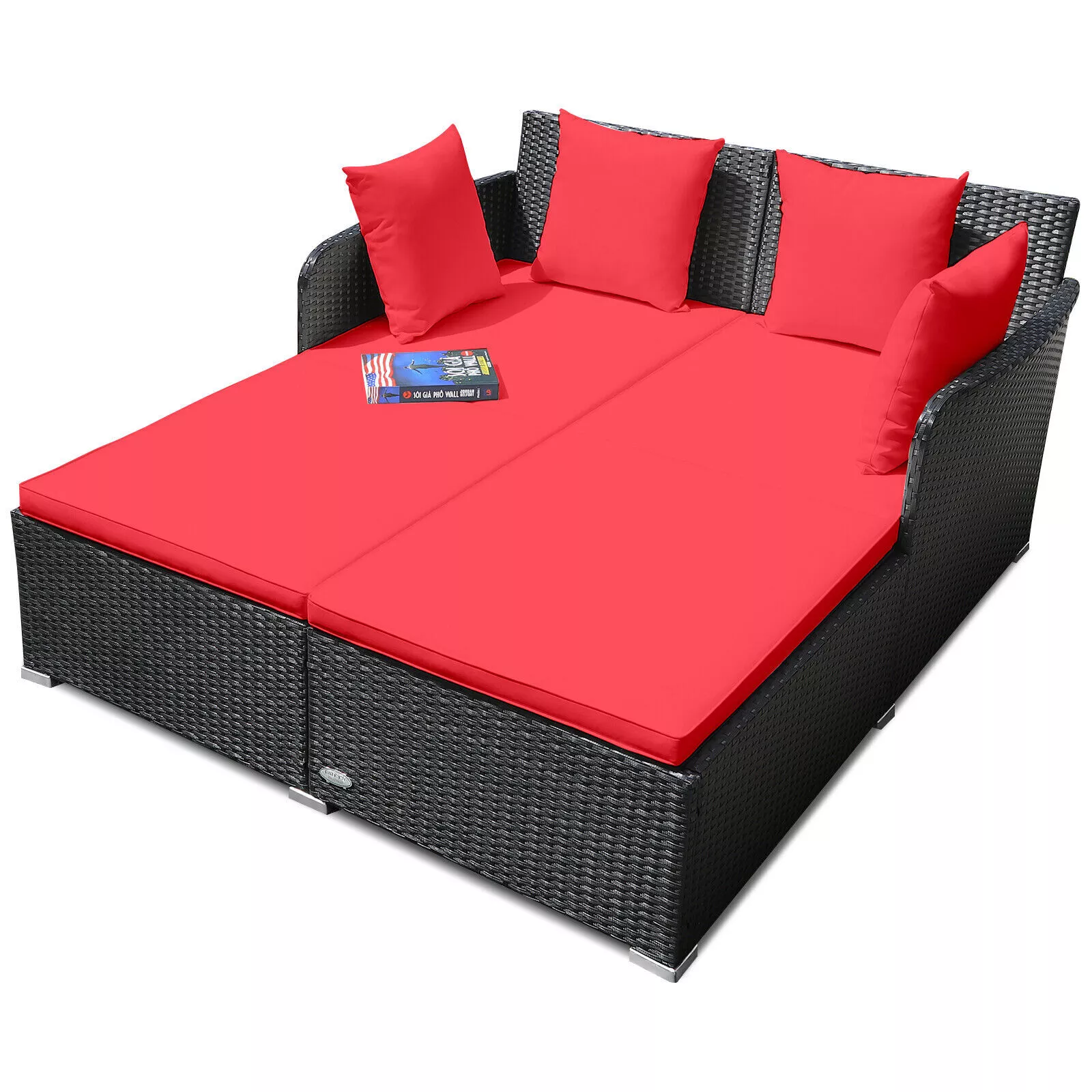 Keith Rattan Outdoor Garden Day Bed - Image 8