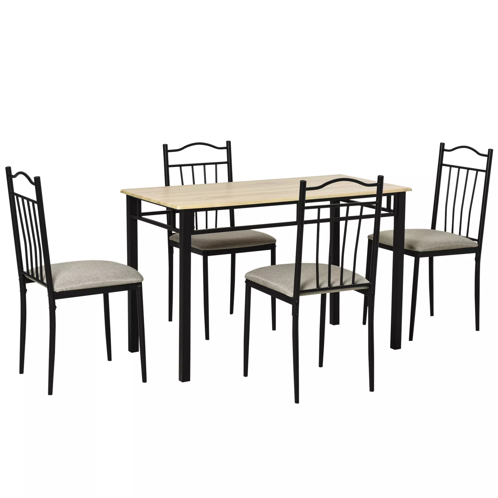 Kent Kitchen Dining Table Set For 4 - Image 2