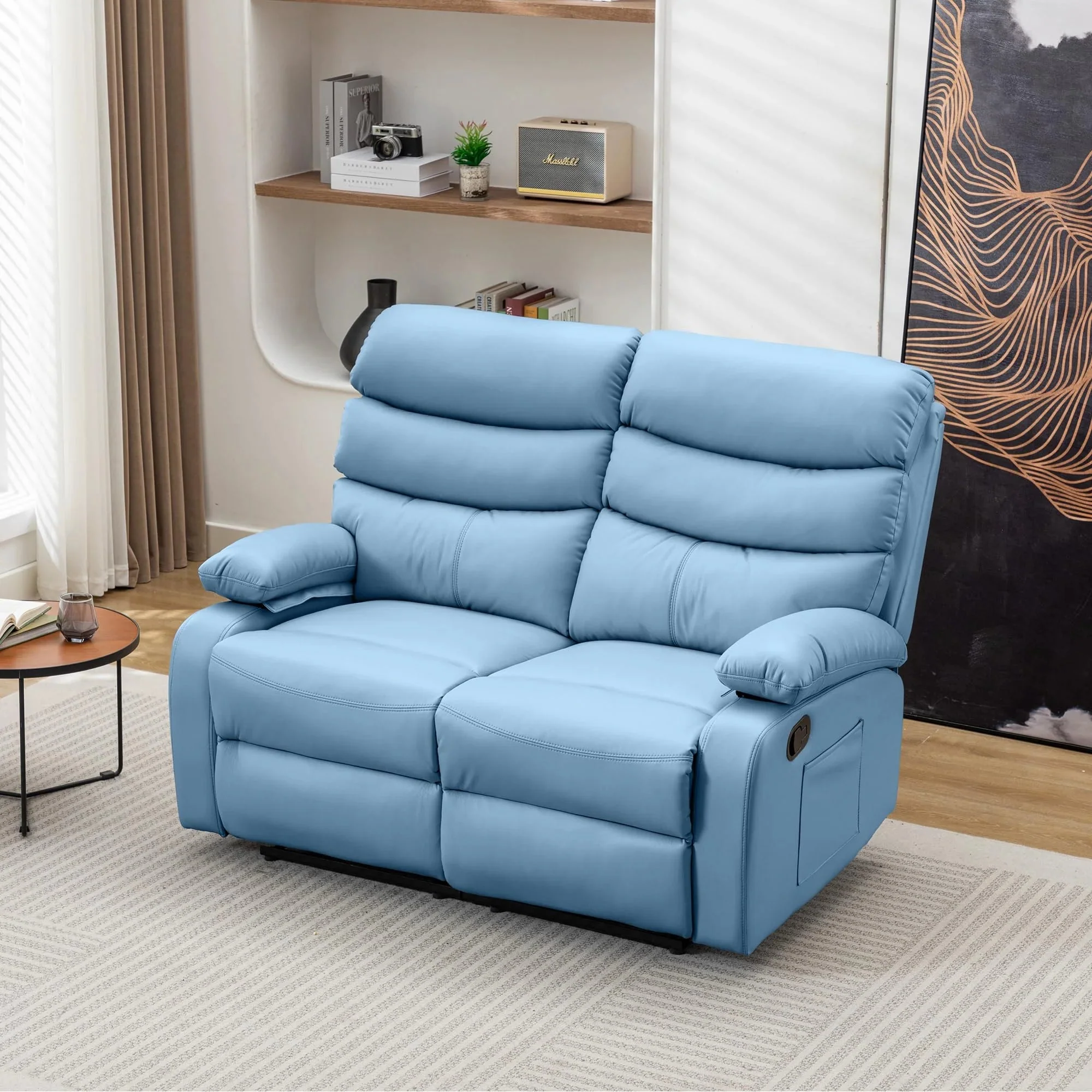 Kerr Leather Recliner Loveseat - Image 7