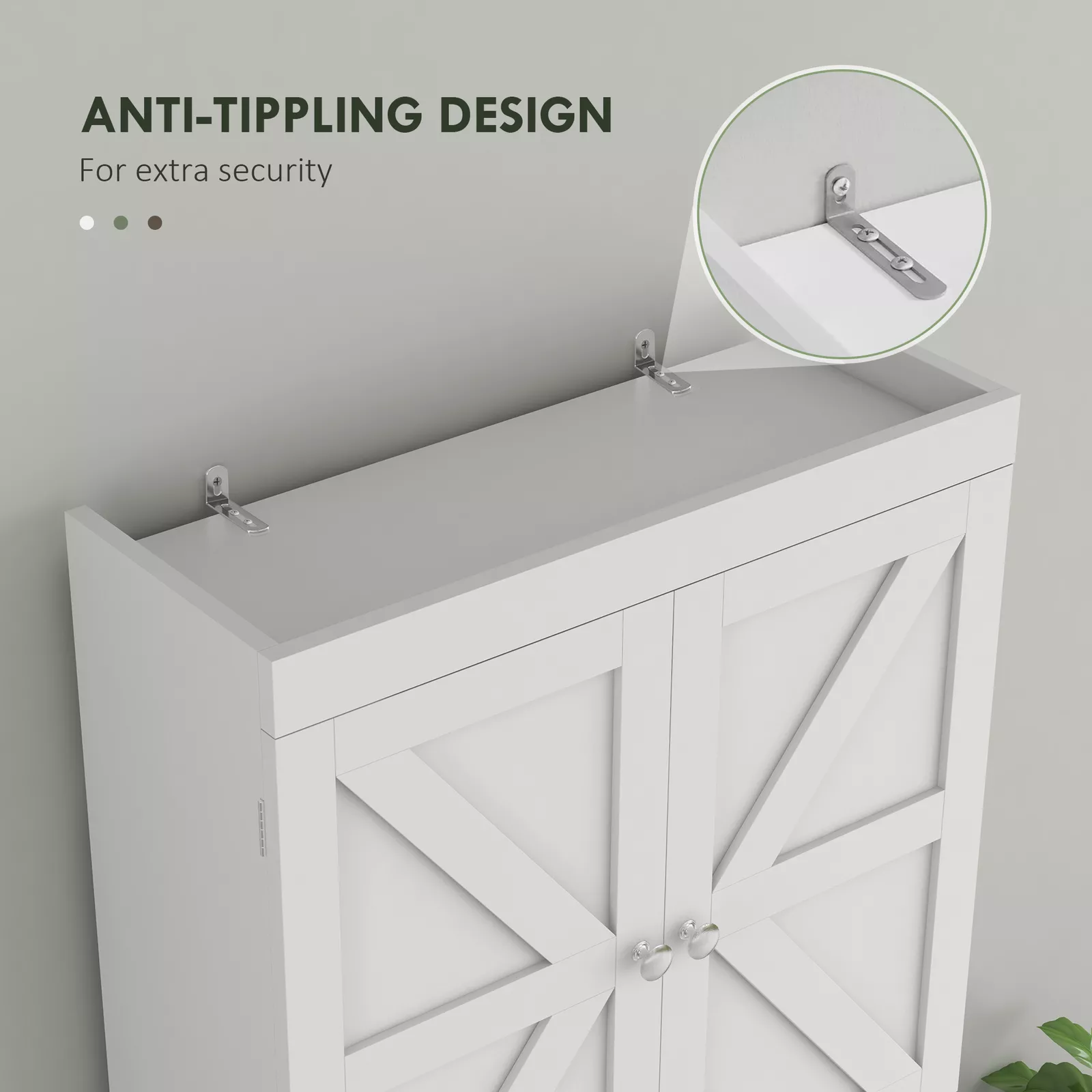 Khan Over Commode Storage Cabinet - Image 2