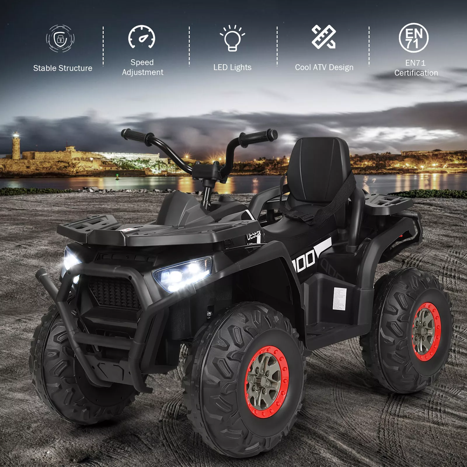 Kid's Electric Ride On ATV With Remote Control - Image 3