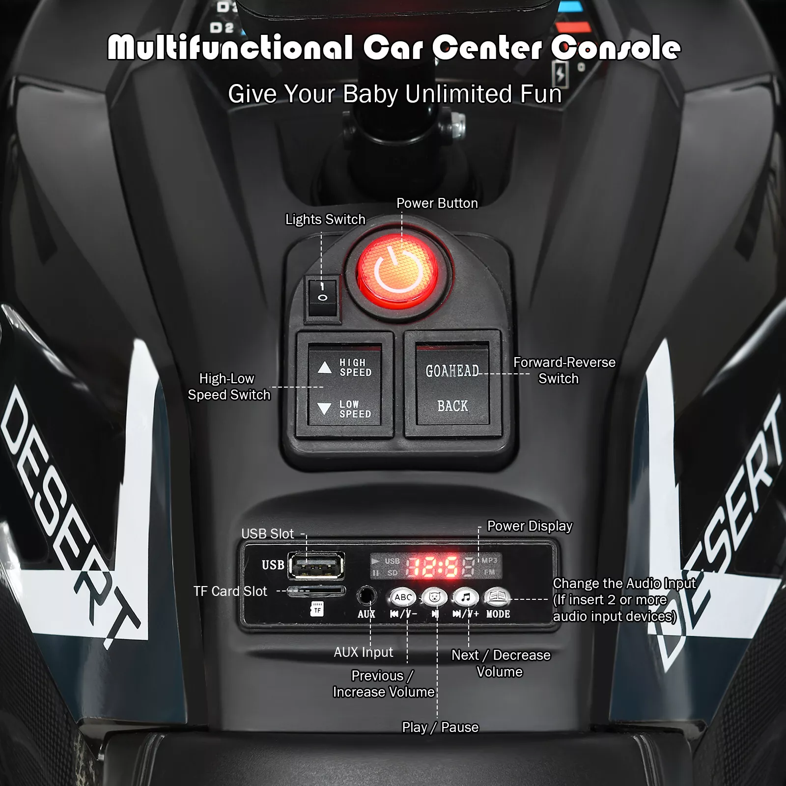 Kid's Electric Ride On ATV With Remote Control - Image 5