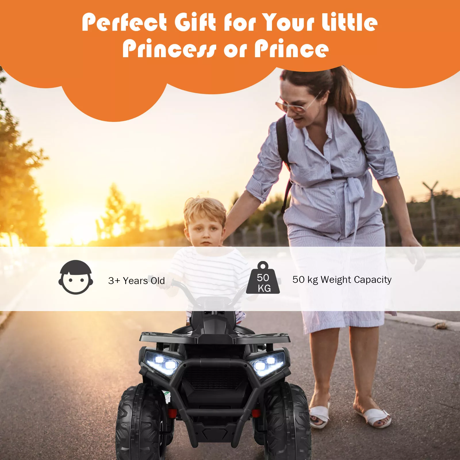 Kid's Electric Ride On ATV With Remote Control - Image 7