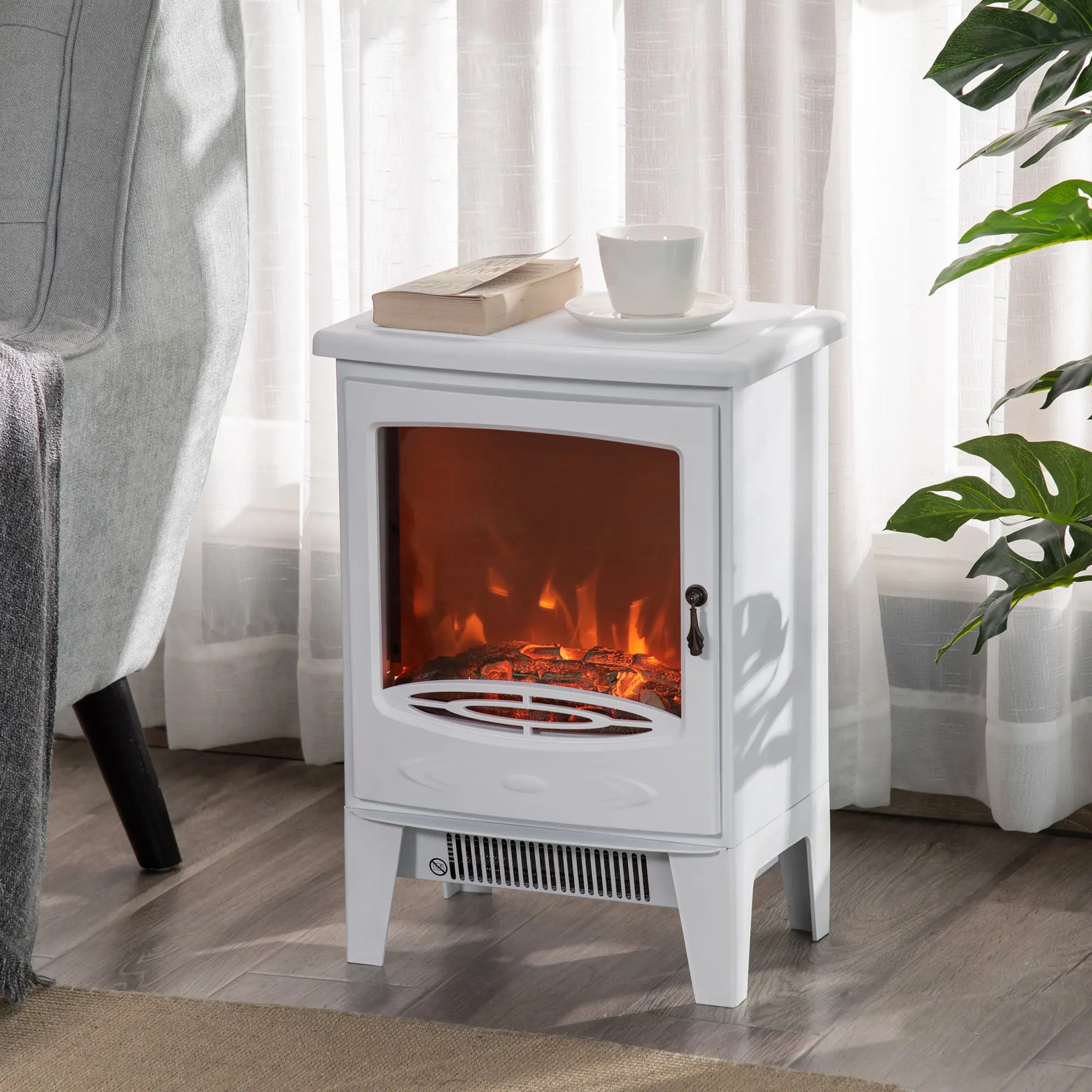 Knox Free Standing Electric Stove Fire