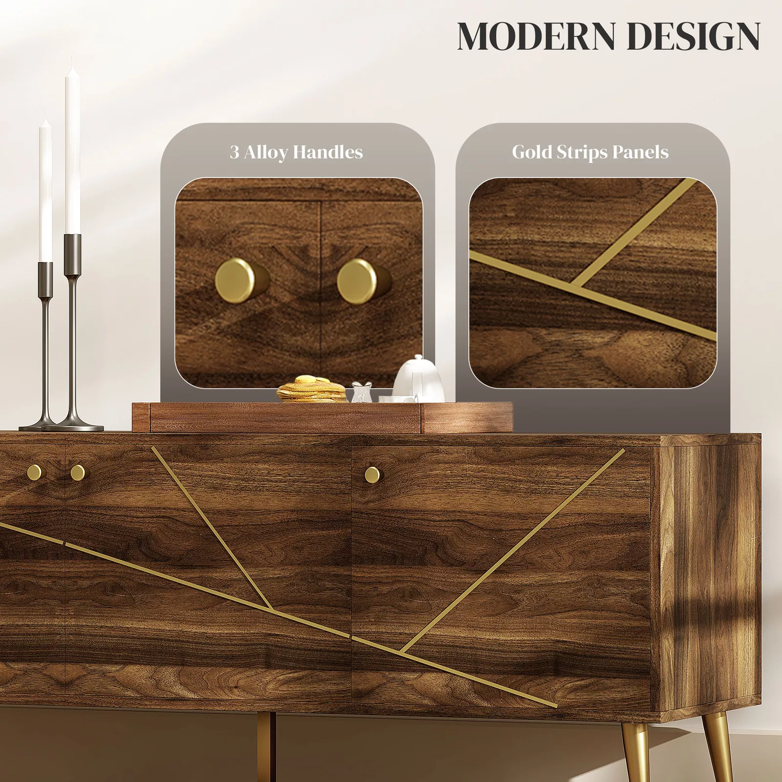 Kobi Modern TV Console Stand - Image 3