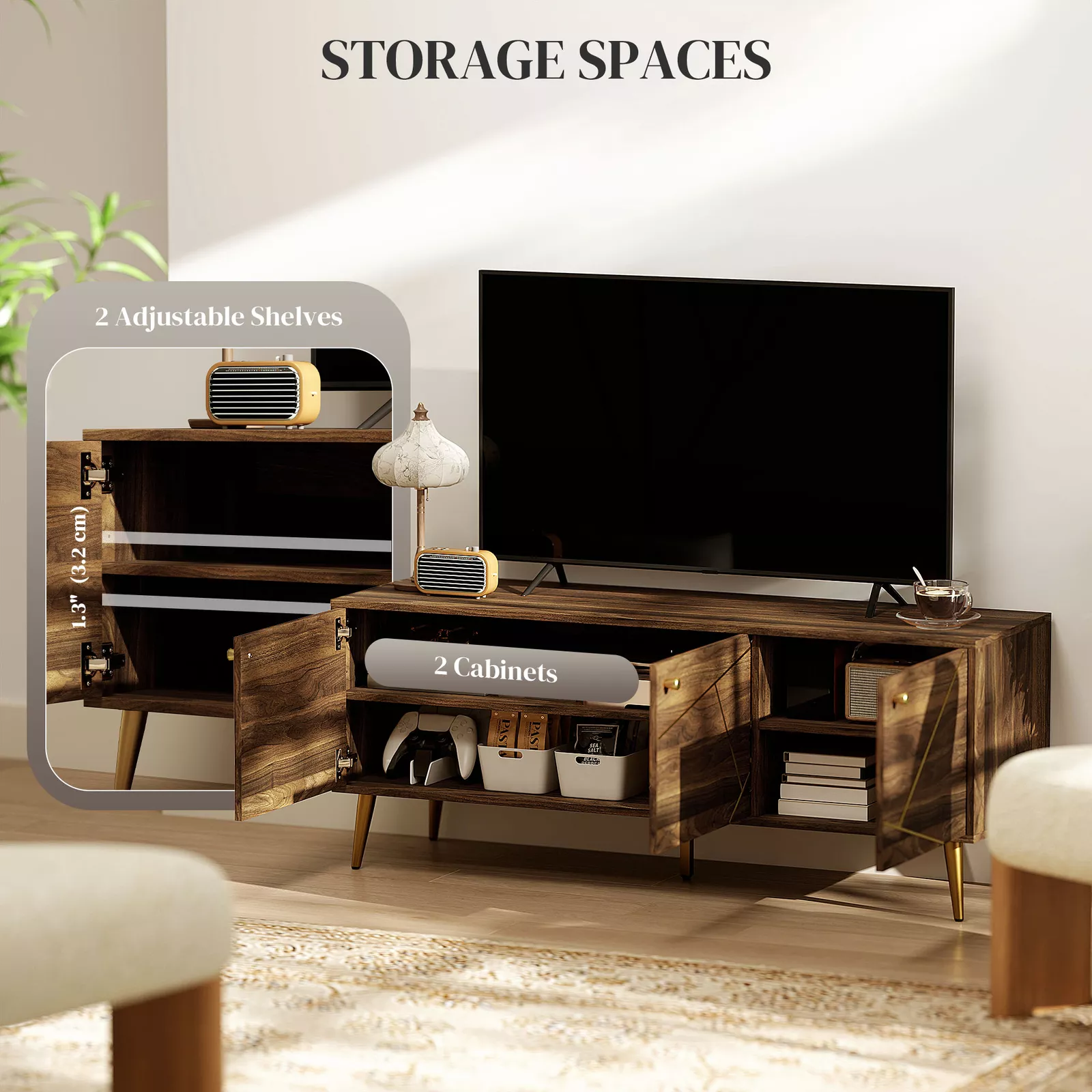 Kobi Modern TV Console Stand - Image 4