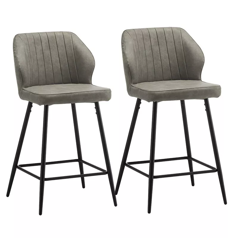 Krish Kitchen Bar Stools With Back (Set of 2) - Image 9