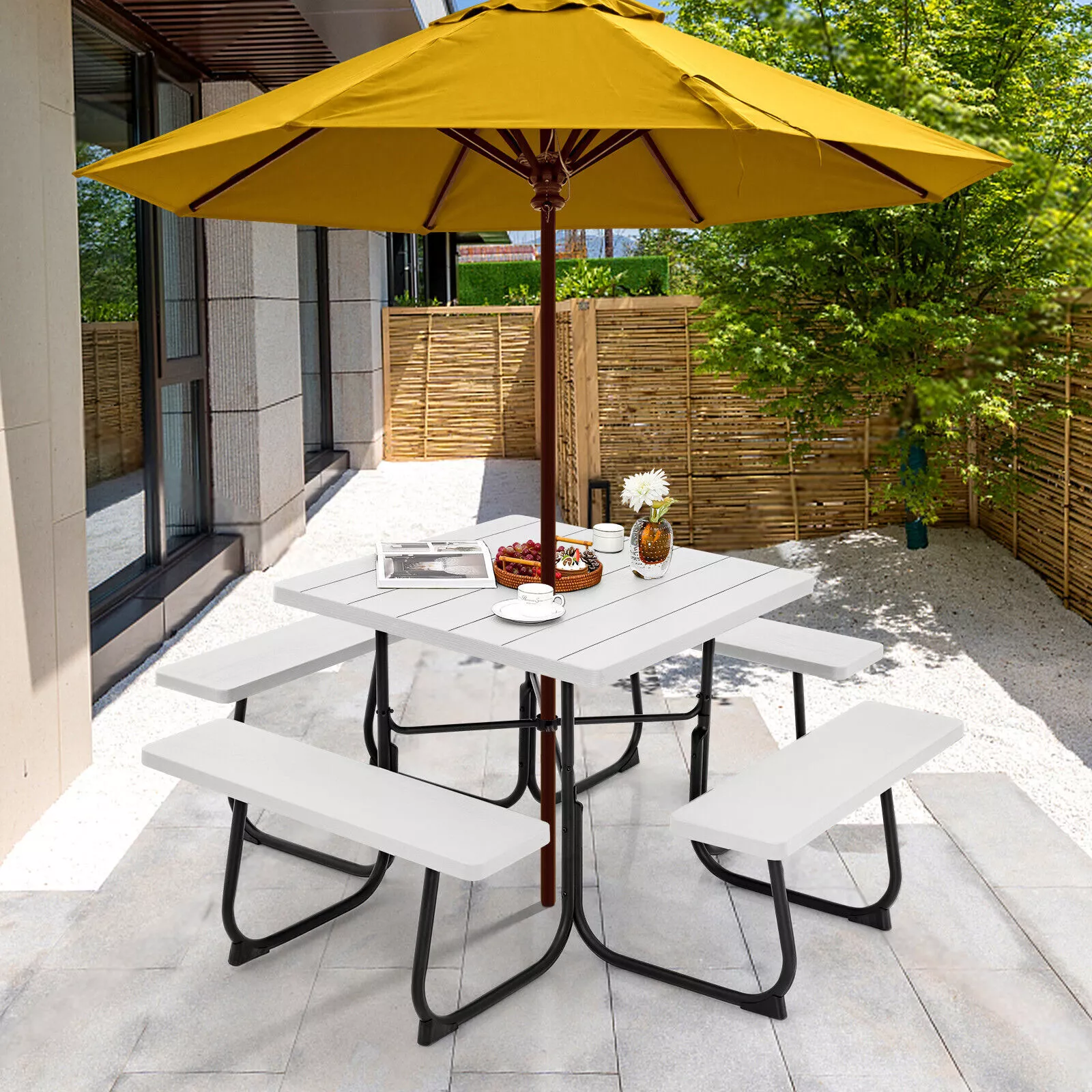 Lam Square Picnic Bench Table