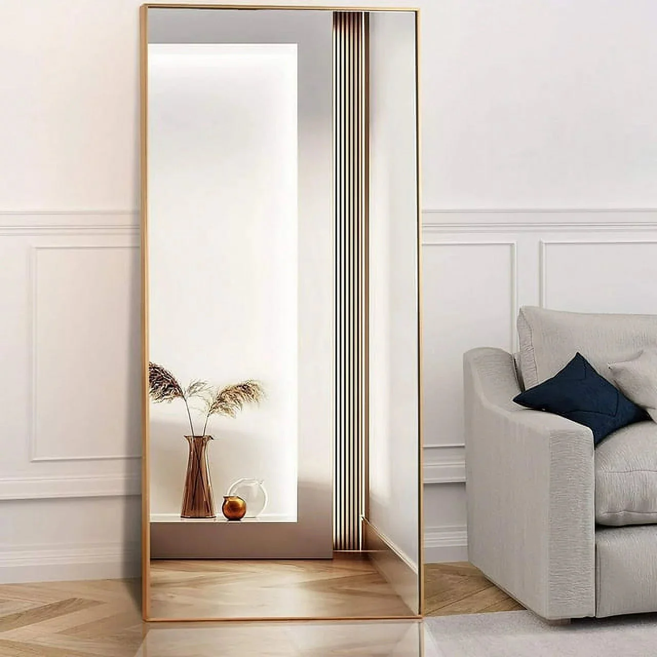 Large Rectangle Full Length Standing Mirror - Image 2