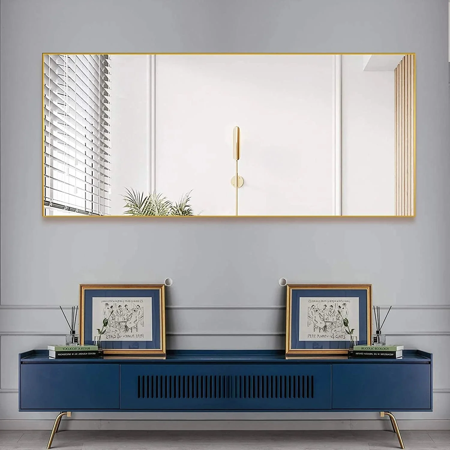 Large Rectangle Full Length Standing Mirror - Image 3