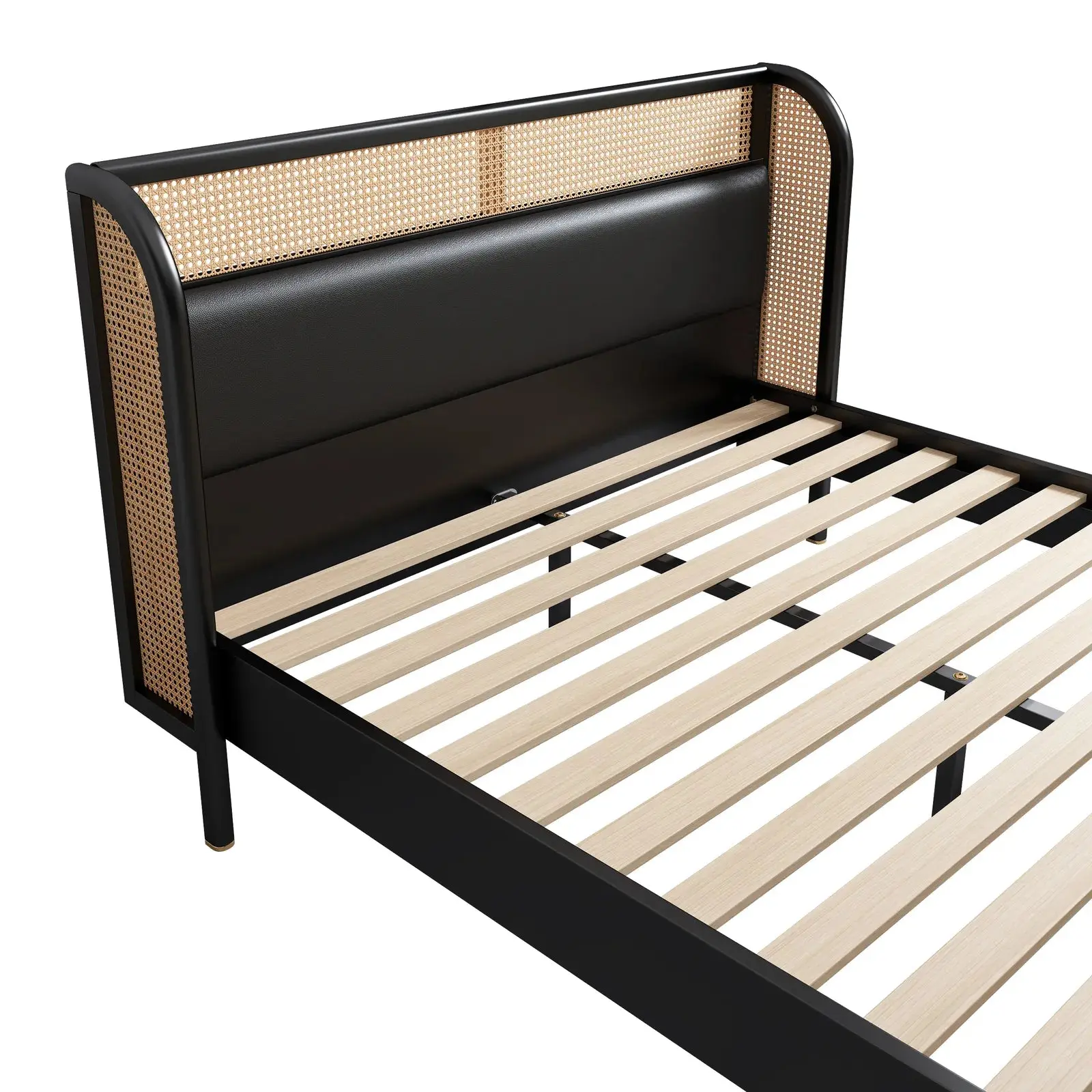 Leia Queen Size Rattan Bed Frame - Image 7