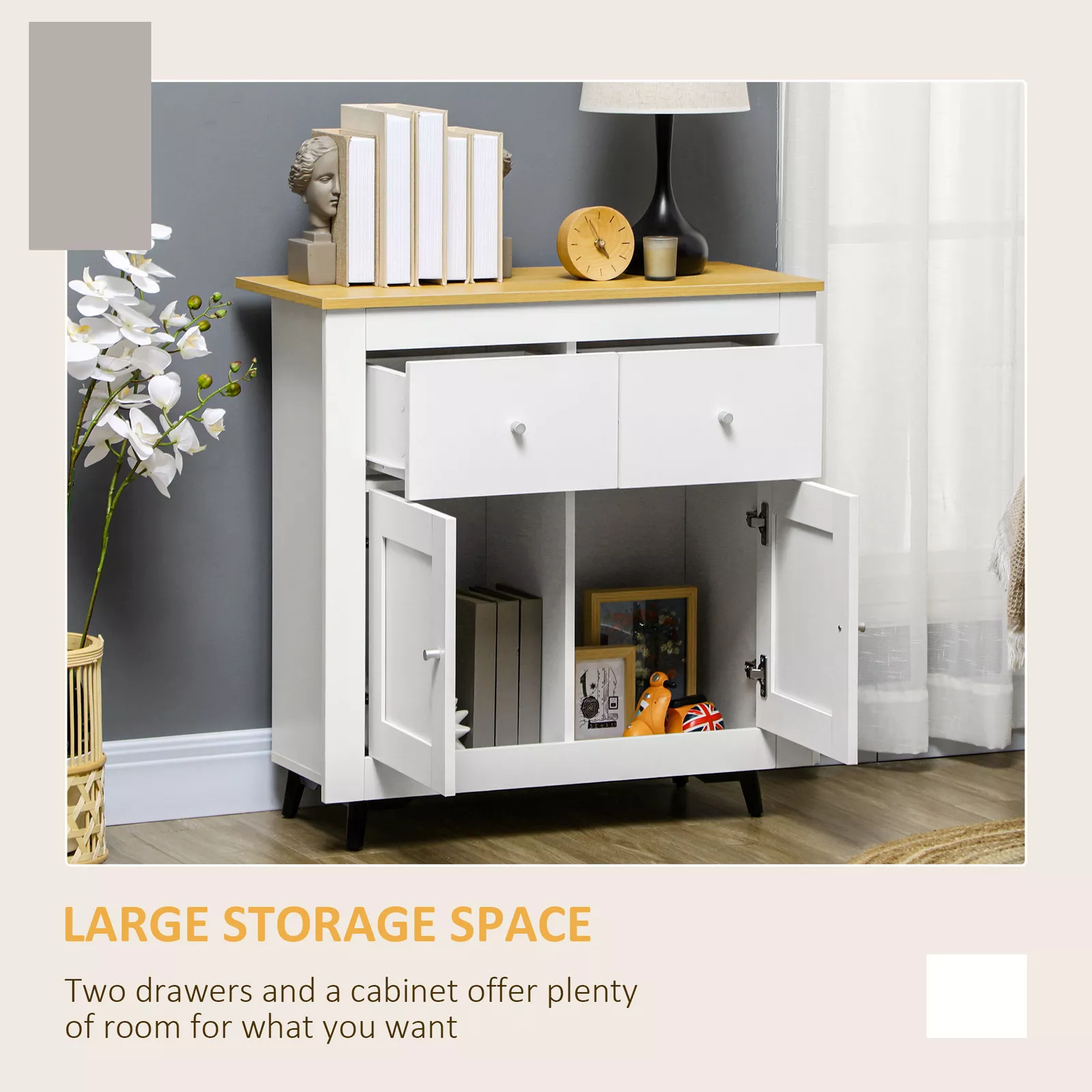 Leroy Small Sideboard Buffet Cabinet - Image 4