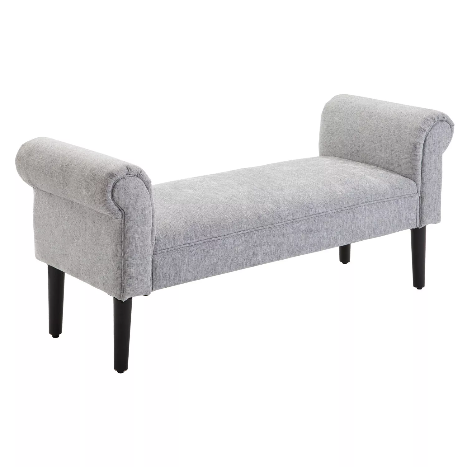 Leslie Linen Bedroom Storage Ottoman Bench - Image 2