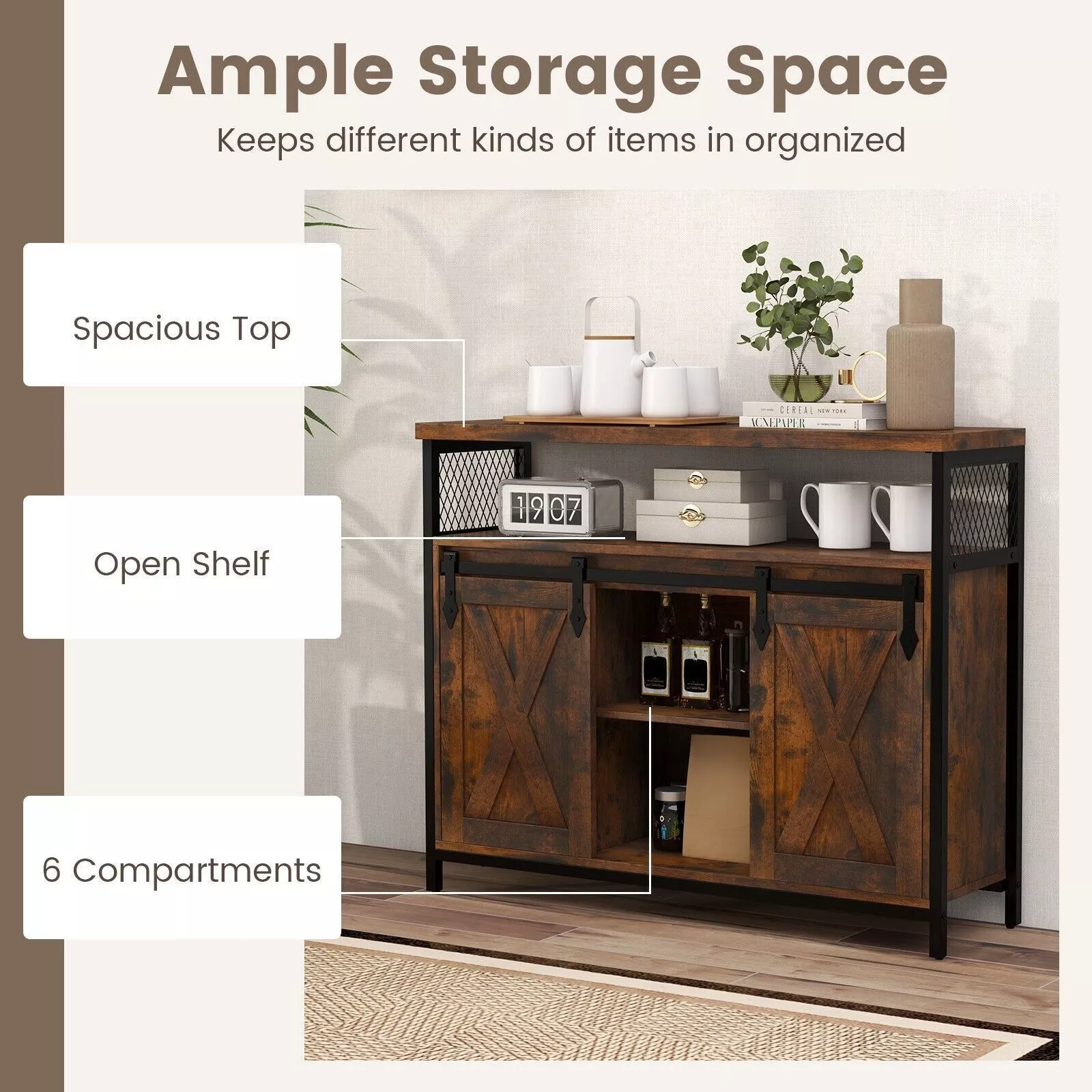 Lester Sideboard Cabinet - Image 6